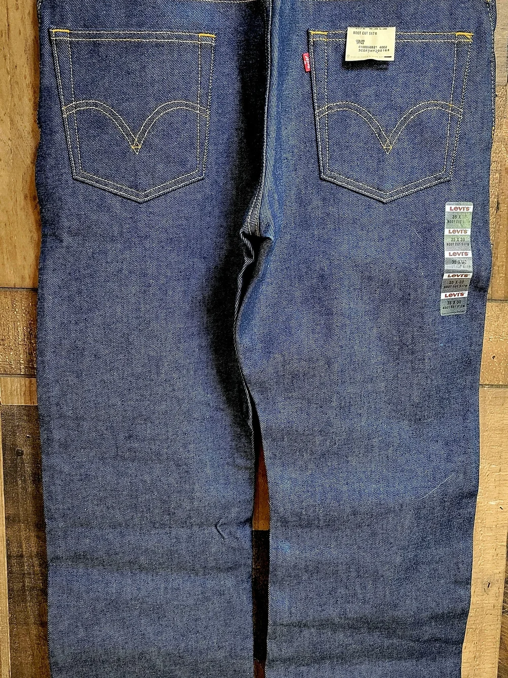 Vintage Deadstock Levi's Dark Blue Bootcut Jeans